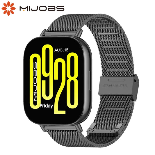 Edelstahl Metallarmband 22mm Milanese Magnetverschluss für Smartwatches