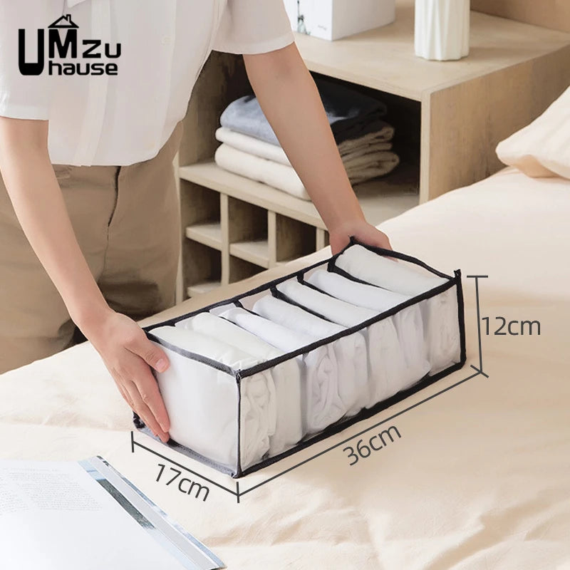 Mesh Schubladen Organizer für Unterwäsche Kleidung mit geteilten Fächern