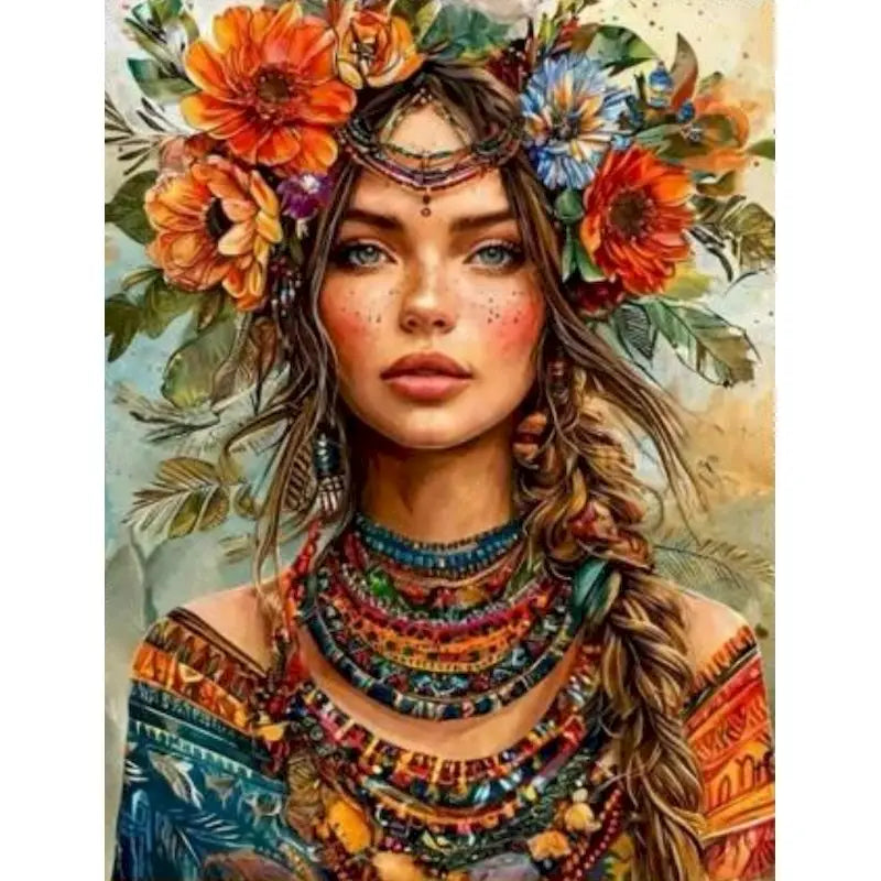 Abstraktes Malen nach Zahlen Set auf Leinwand mit Acrylfarben 20-75cm