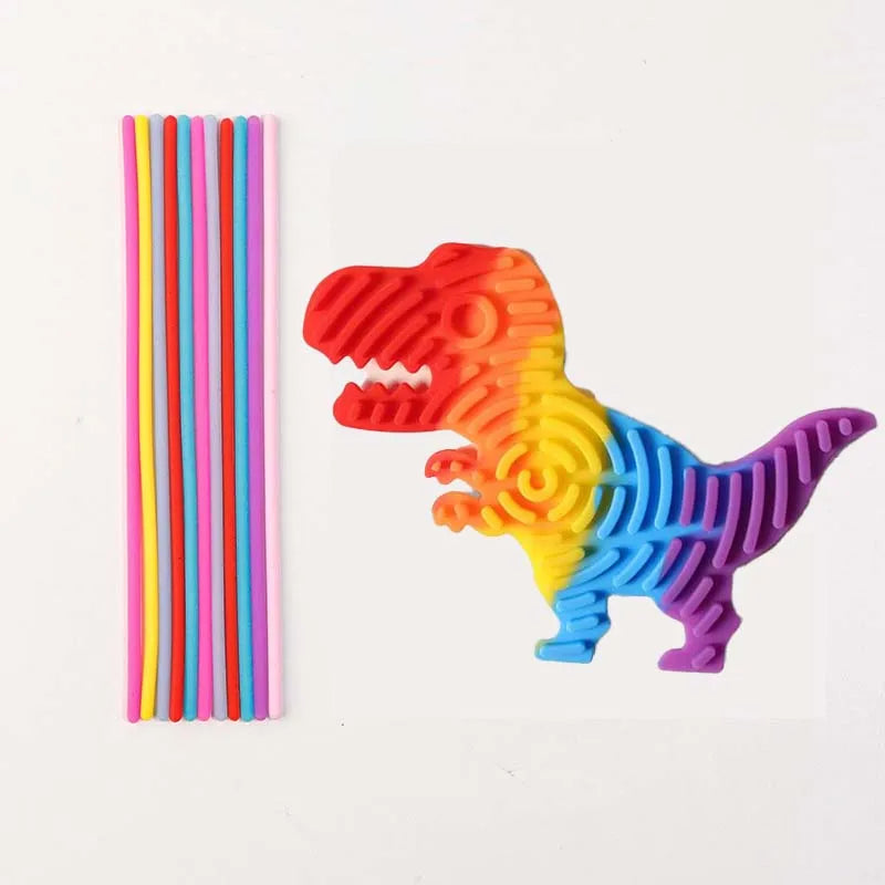 Sensorisches Silikon Aktivität Brett – Lernspiel - Zappeln Spielzeug Kinder