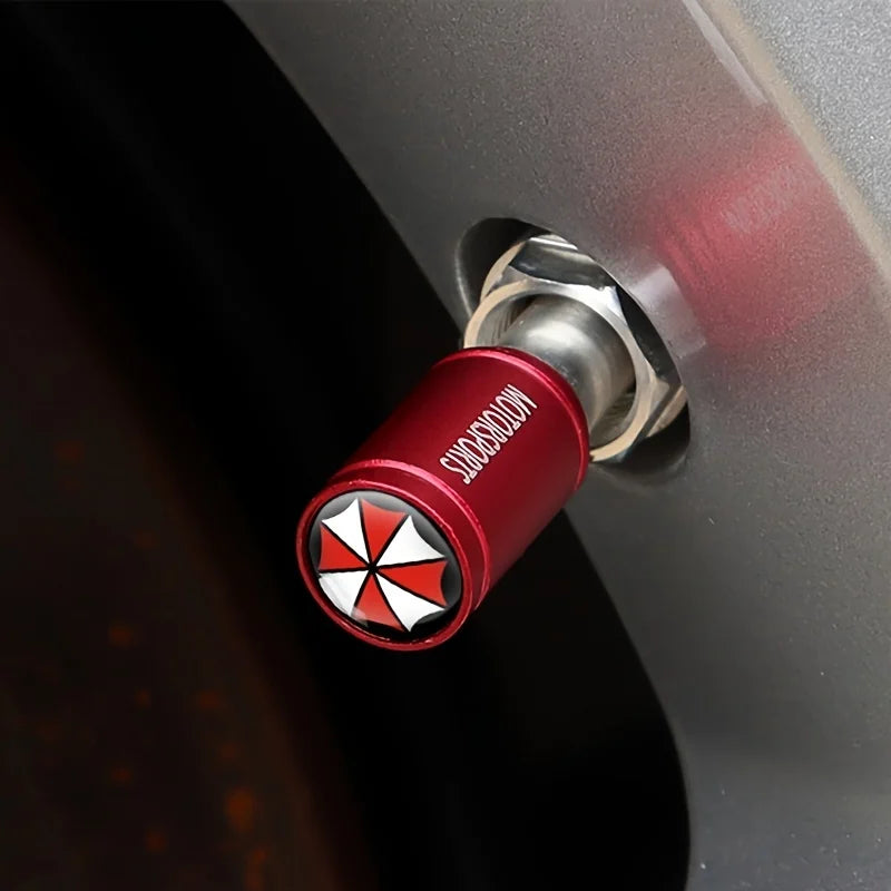 Aluminium Ventilkappen Set mit Rostschutz für Auto und Fahrrad