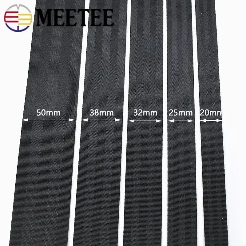 5 Meter Polyester Nylon Gurtband 25-50mm DIY Rucksack Gürtel