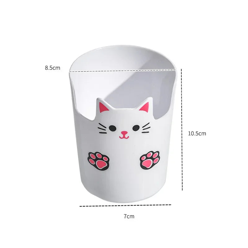 Niedlicher Cartoon Bleistift Organizer Kawaii Katze Pinselhalter Kinder