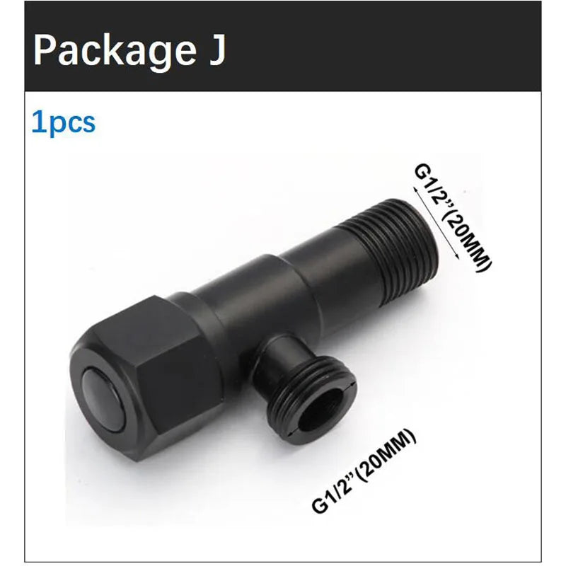 Handbrause Bidet WC Spritzpistole Duschkopf schwarz für Bad WC Einsatz