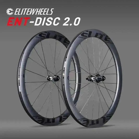 ELITEWHEELS Carbon Wheels ENT 2.0 Disc Brake 700c Rad-Set für Rennräder