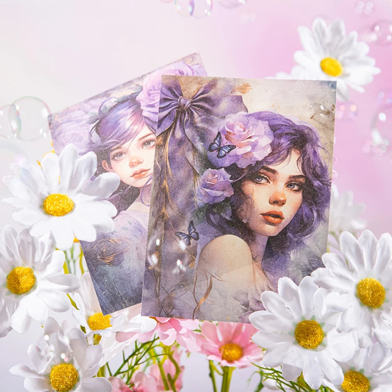 30-teiliges Scrapbooking Papier-Set mit 6 Designs für kreative DIY-Projekte