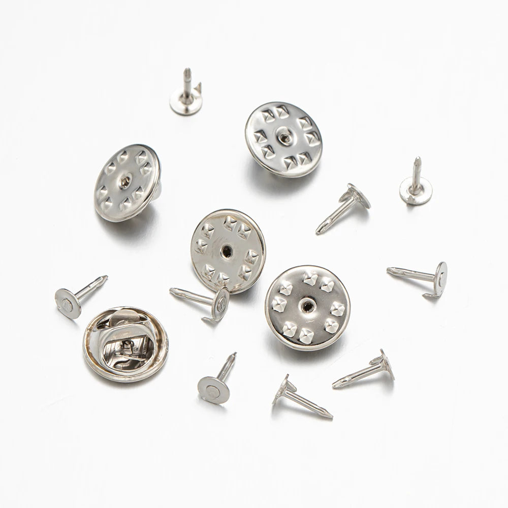 Metall Locking Pin Brosche Abzeichen Halter Verschluss für DIY Schmuck und Handwerk-Yabubest - Home & More
