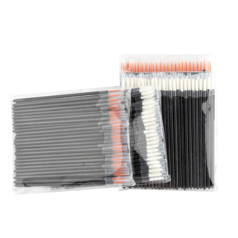 50 Einweg Eyeliner Pinsel für präzise Linien – hygienisch - professionell schwarz