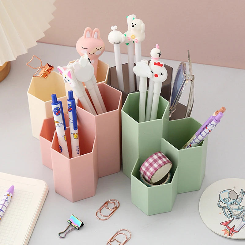 3 Fächer Stifthalter Schreibtisch Organizer Kunststoff Stiftehalter Büro