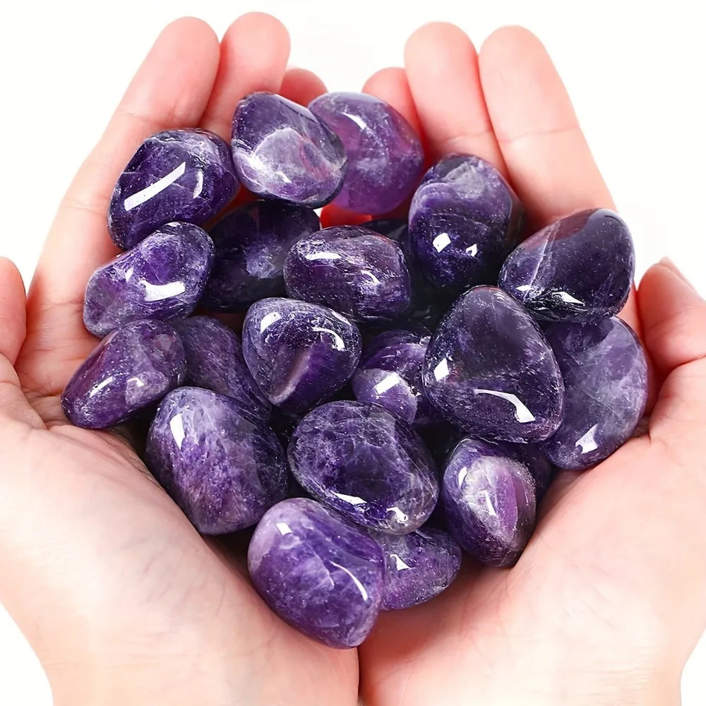 Traum-Amethyst Kieselsteine – Natur Deko, Duftdiffusor & Heilsteine