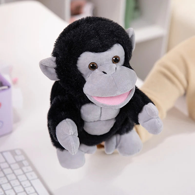 Gefüllte Plüsch Handpuppen Set Kawaii Tierpuppen pädagogisch für Kinder