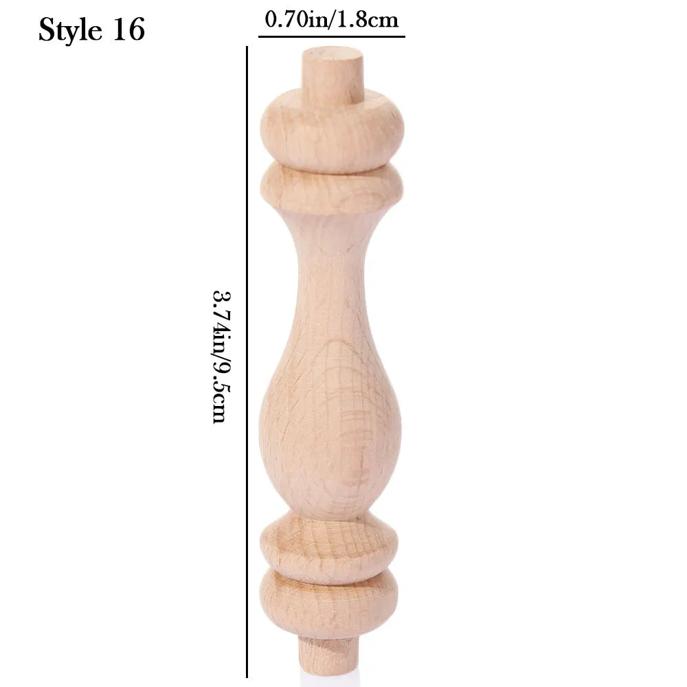 Vintage Holz Geschnitzte Möbel Füße Schrank Beine Dekoration Varianten