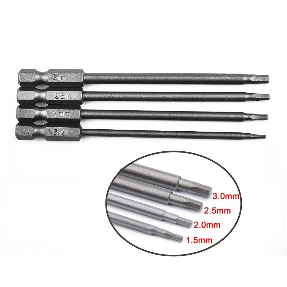 1 4 Zoll Magnetischer Sechskant Schraubendreher Bit Set 1,5-3,0 mm
