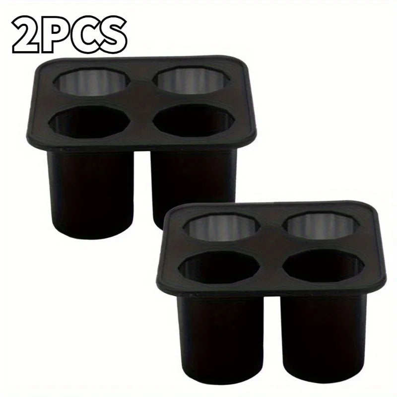 Wiederverwendbare 4-Loch Eiswürfelschalen für Whisky und Cocktails