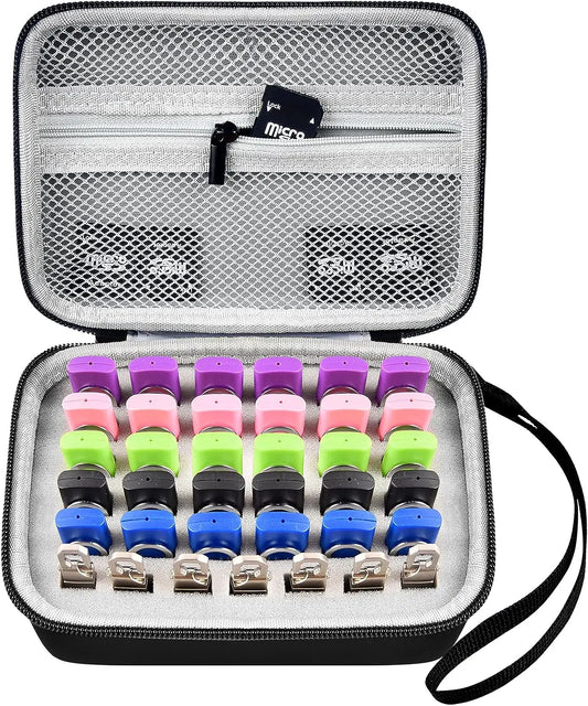 Speicherkarten Organizer für USB Sticks SD SDXC SDHC Karten bis 48 Stück