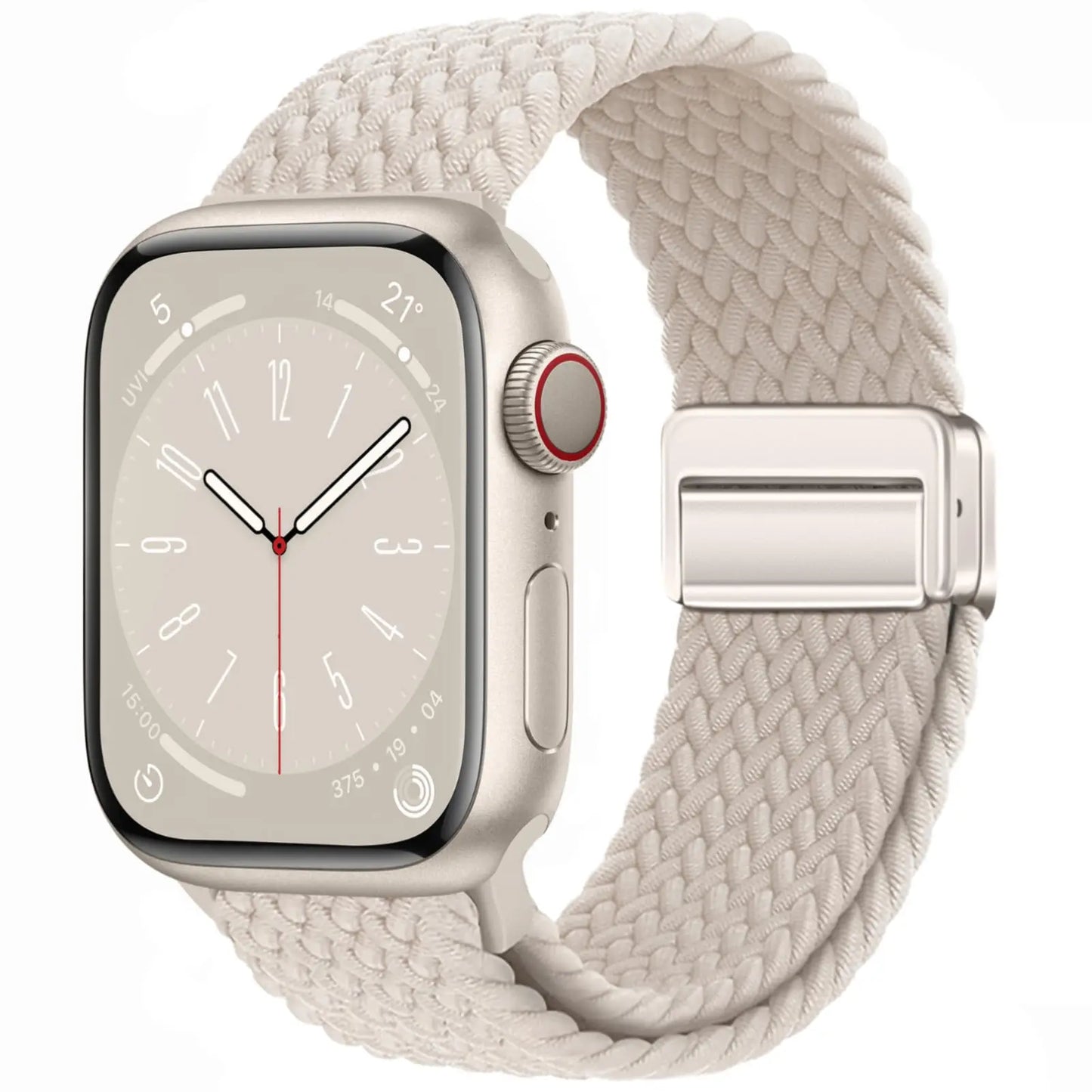 Geflochtenes Silikon Uhrenarmband 38-49mm – Flexibel für Viele Modelle