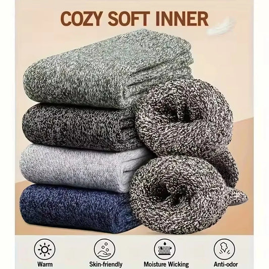 Warme Winter Socken für Herren mit Mittelhohem Schaft