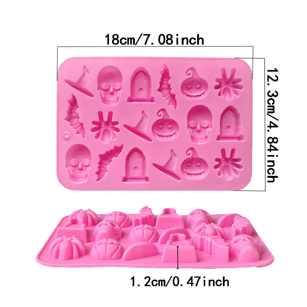 18-Hohlraum Silikonform für Osterkürbis Hut Schokolade und Dessert