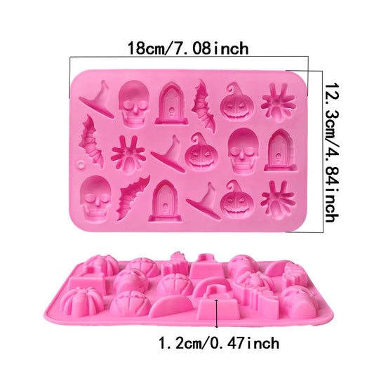 18-Hohlraum Silikonform für Osterkürbis Hut Schokolade und Dessert