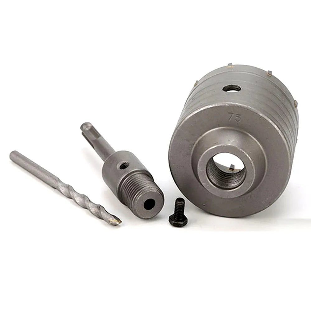 30-160mm Hammerbohrer Wand Lochsägen Set Beton Zement Stein Lochöffner
