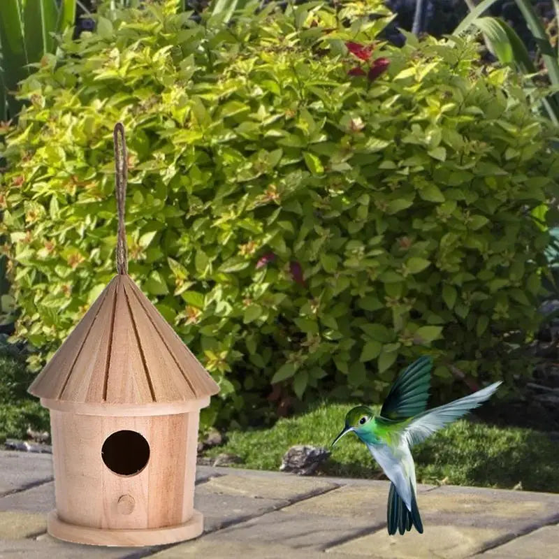 Baumwoll Vogelhaus Futterspender DIY zum Aufhängen Outdoor Gartendeko