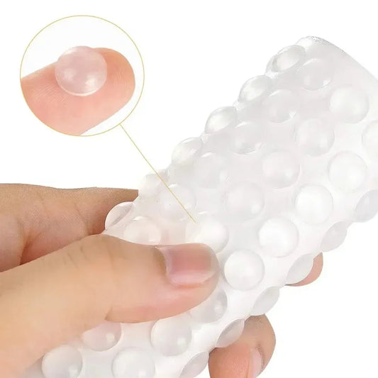 100/300x Selbstklebende Silikon Puffer Transparent/Farbig Möbel Türstopper