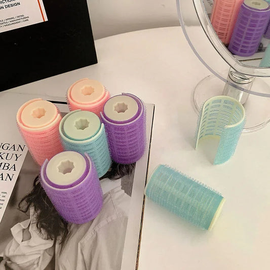 Selbsthaftende Lockenwickler Kunststoff für einfaches Haarstyling