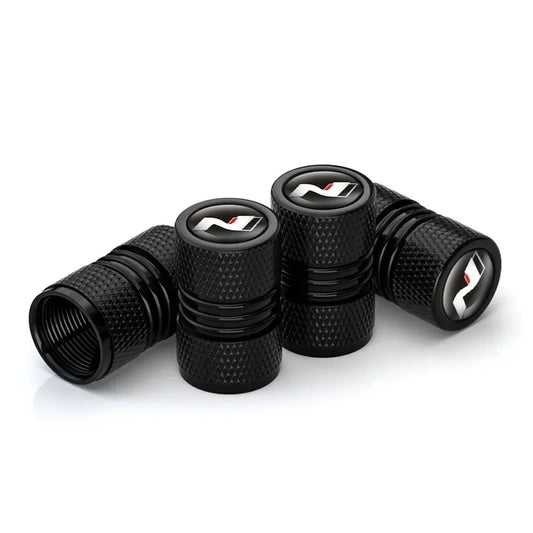 4er Set Aluminium Ventilkappen für Auto Reifen – Schutz - sportlicher Look