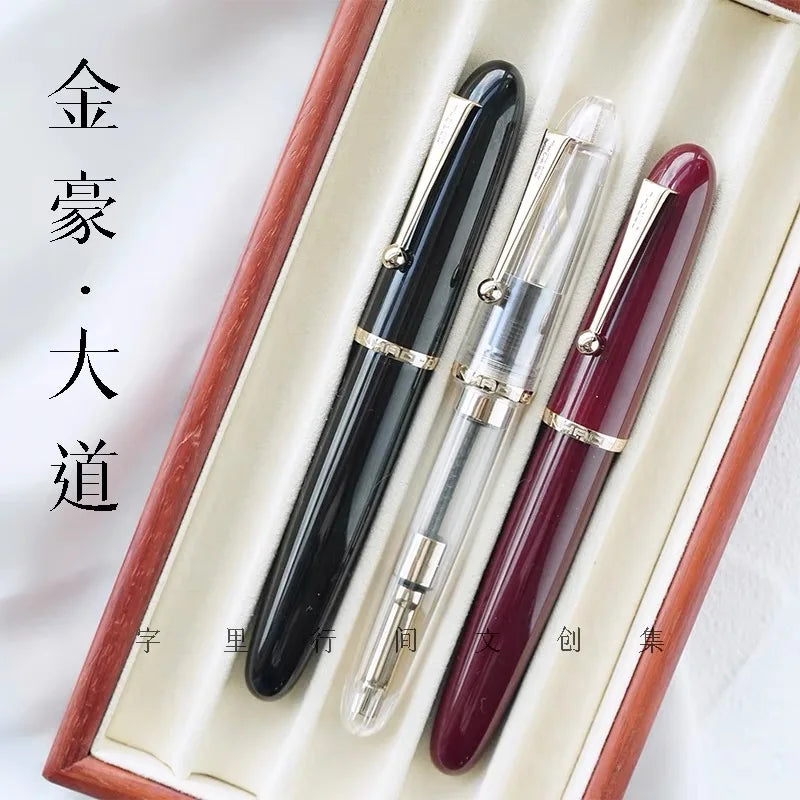 JinHao 9019 Füllfederhalter Transparent Acryl 40 MM Iridium Feder-Yabubest - Home & More