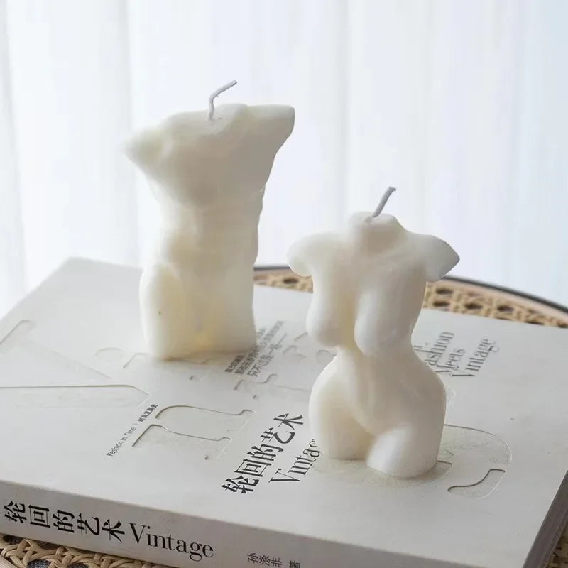 3D Künstlerische Silikonform für Figuren 6x7x12cm DIY Kerzen und Seifen