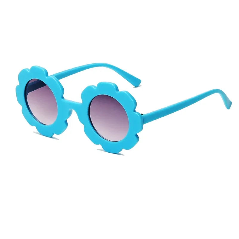 "Sonniger Schutz: Runde Sonnenblume Kinder Sonnenbrille mit UV400 für Kleinkinder"