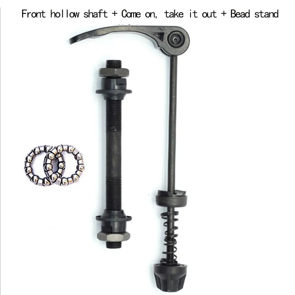 Stahl Fahrrad Schnellspanner Set MTB – Vorder- und Hinterachse QR 108/145mm