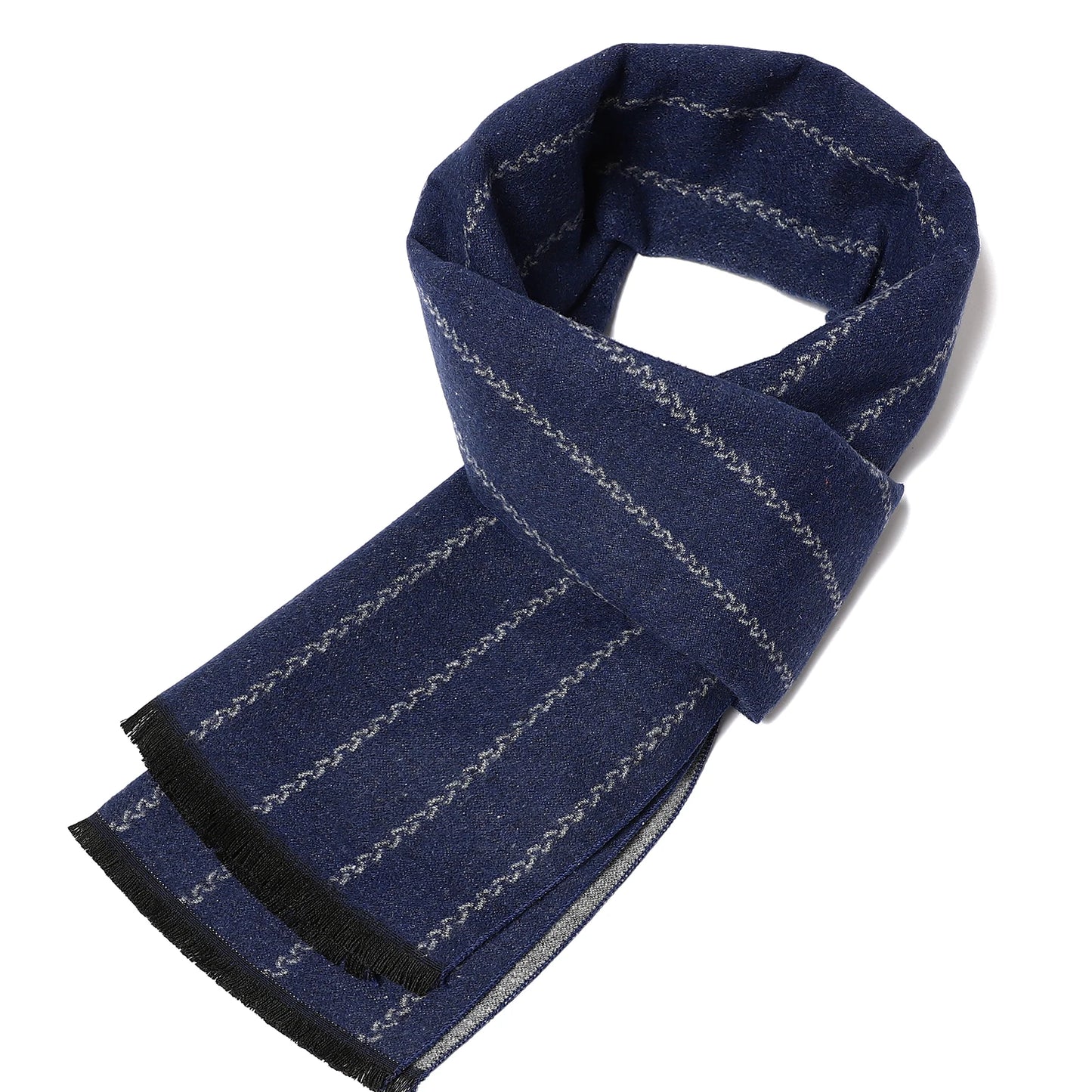 Eleganter Herren Schal für Herbst und Winter Polyester