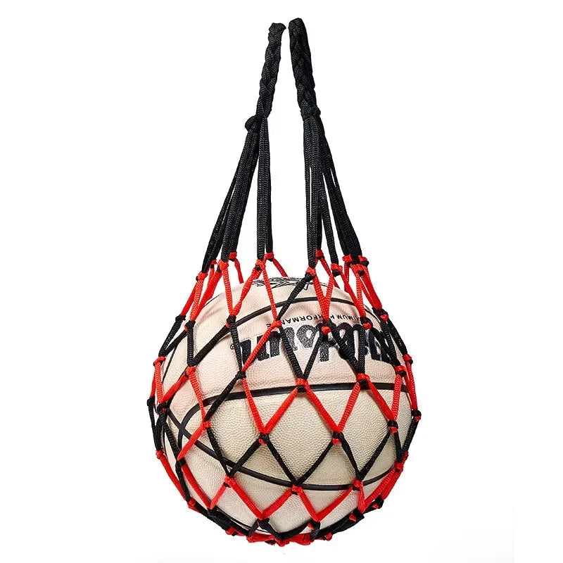 Fußball Netz Tasche aus Nylon für Sport Ball Aufbewahrung Tragbar