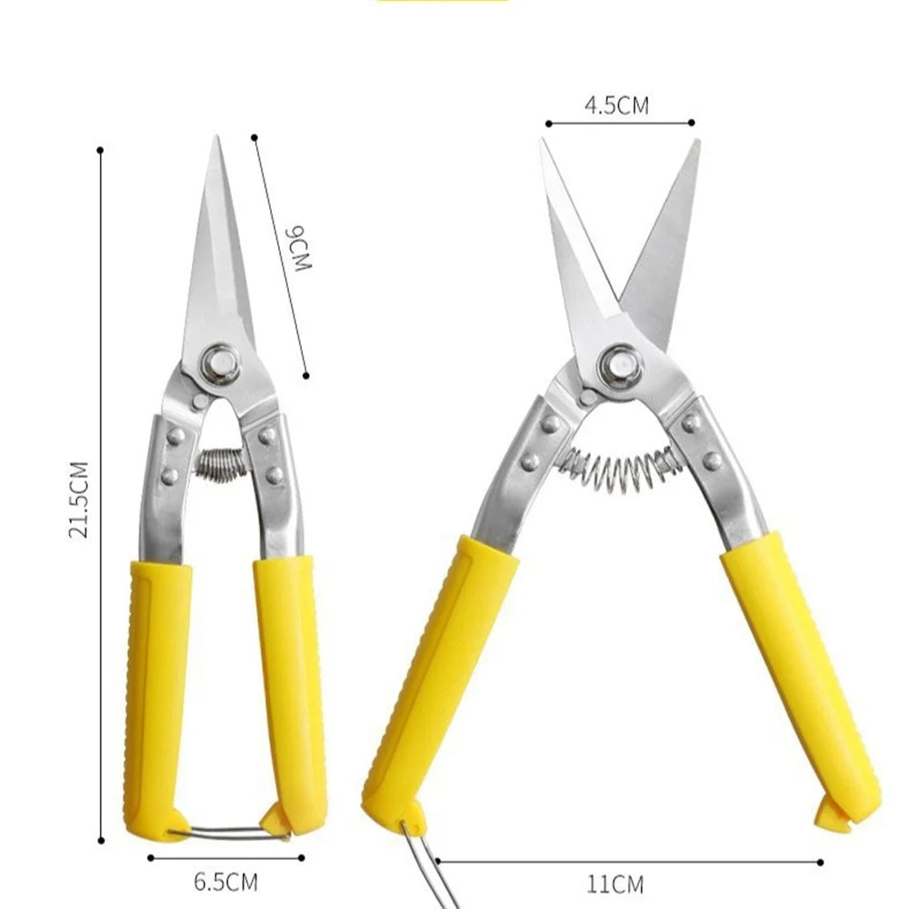 Schere aus Edelstahl mit verdickter Klinge für starkes Metallschneiden