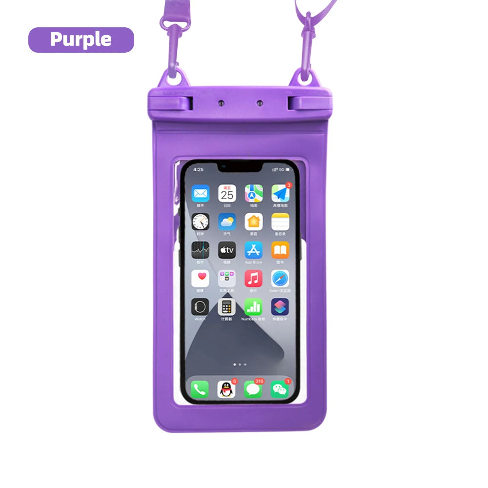 Wasserdichte PVC Handyhülle mit Lanyard für iPhone Huawei Xiaomi Redmi