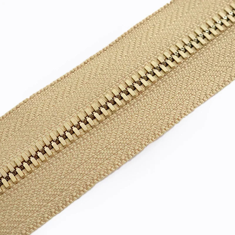 Metall-Reißverschluss Offenes Ende Zwei-Wege Reißverschlüsse Gold Silber-Yabubest - Home & More