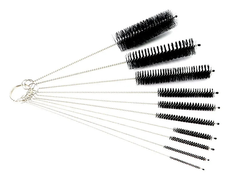 10 teiliges Edelstahl und Nylon Pinselset zur Reinigung von Babyflaschen und Haushalt-Yabubest - Home & More