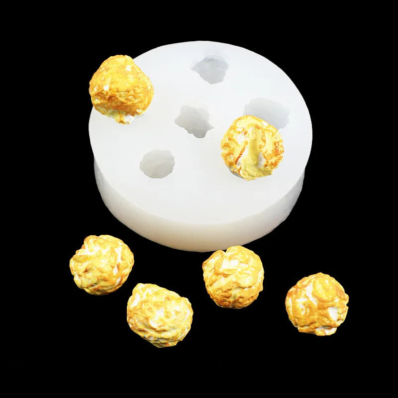 Lebensmittelechte 3D Popcorn Silikonform – hitzebeständig - vielseitig