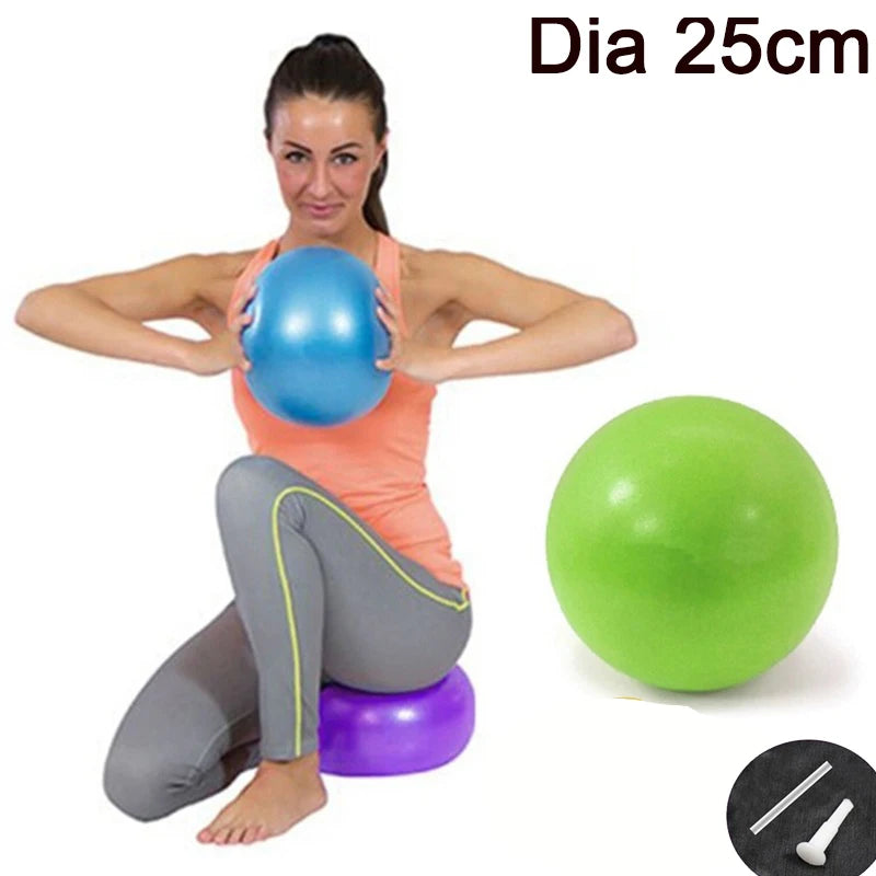 Yoga Ball 45 oder 25 cm für Fitness Pilates Balance Übung Training