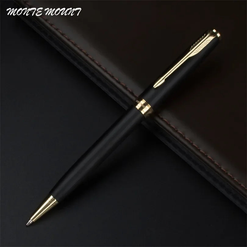 Luxuriöser Metall Kugelschreiber 0,7 mm blau für Schule und Büro