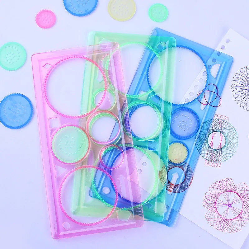 Geometrie Spirograph Zeichnung Schablonen Set Kunst Kinder