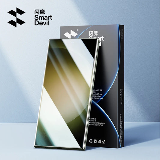 SmartDevil UV-Vollkleber Displayschutz für Samsung S24/S23 Ultra Anti-Fingerabdruck