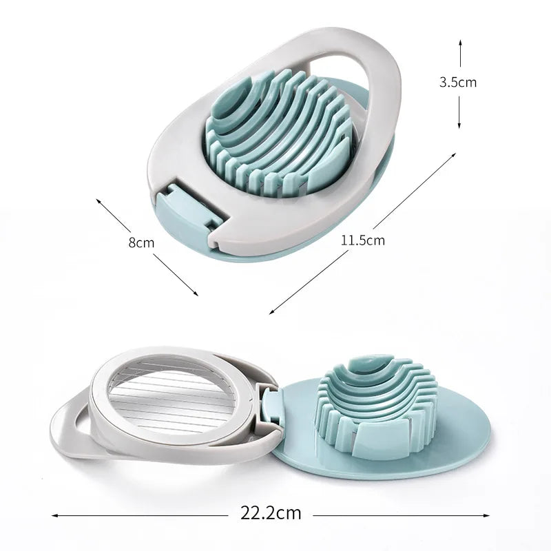 Multifunktionaler Kunststoff Eier Slicer und Cutter für die Küche