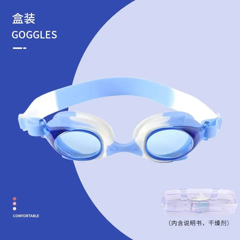 Wasserdichte Anti-Fog Schwimmbrille aus Silikon für Kinder mit UV-Schutz