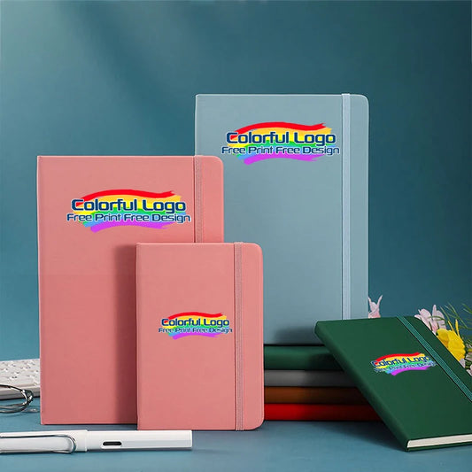 Notizbuch A5/A6 PU-Leder mit individuellem Logo – Tagebuch & Journal-Yabubest - Home & More