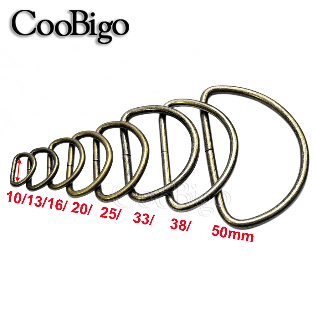 Metall D Ring Schnallen für DIY Taschengurt und Gürtel