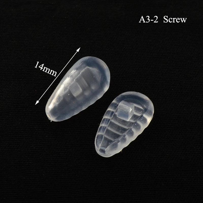 250 Paar superweiche Luftkammer Silikon Nasenpads für optische Brillen