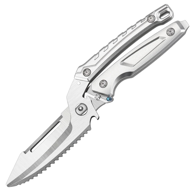 Multifunktionale Edelstahl Küchenschere für Fleisch Fisch und Gemüse