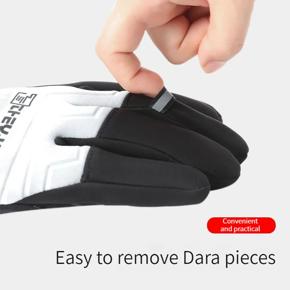 Winter Fahrradhandschuhe Herren wasserdicht warm Touchscreen rutschfest